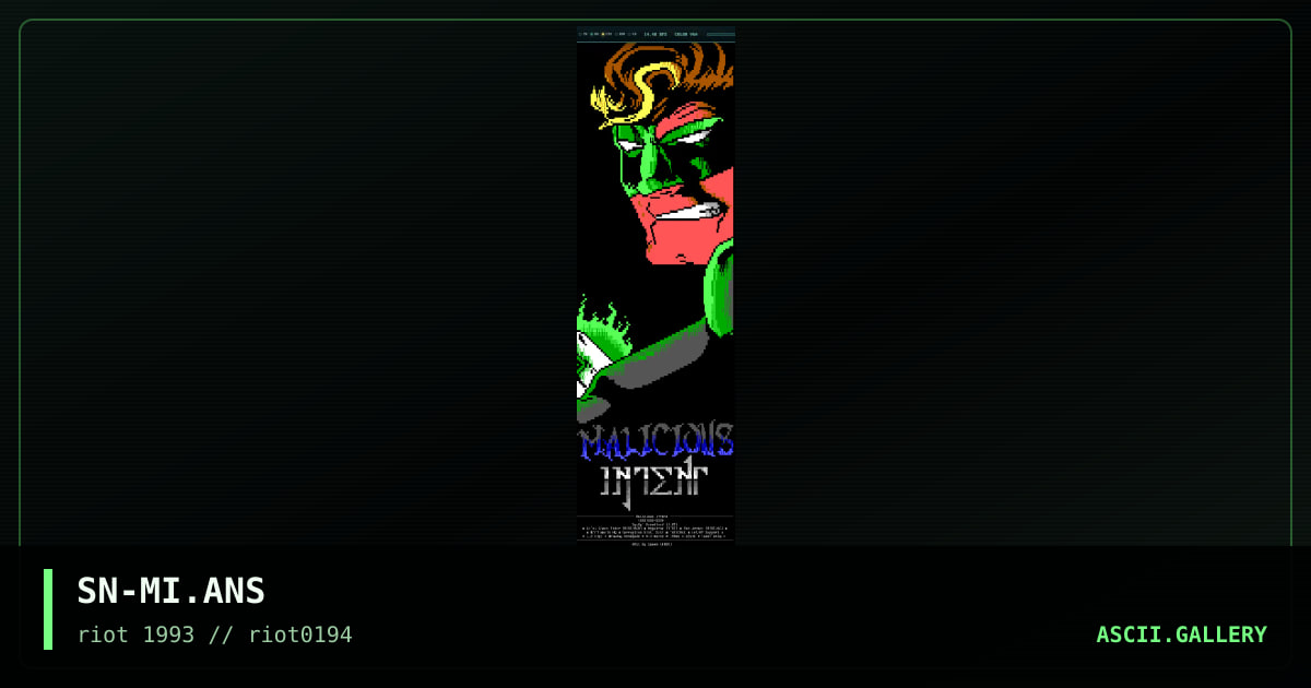 SN-MI.ANS, by spawn, 1994