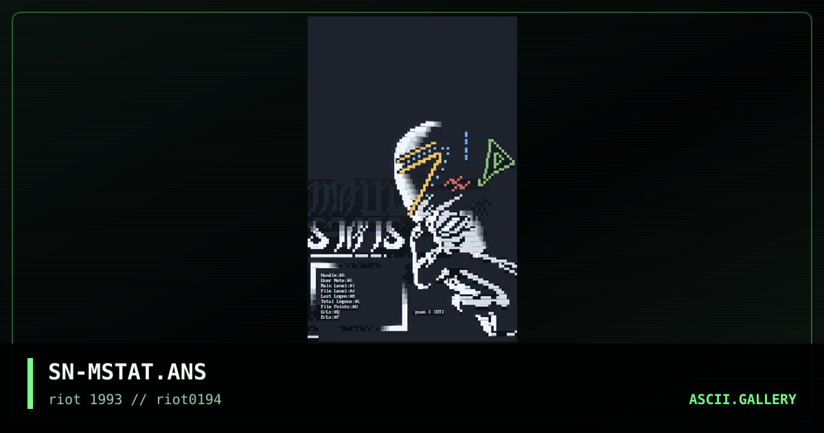 SN-MSTAT.ANS, by spawn, 1994