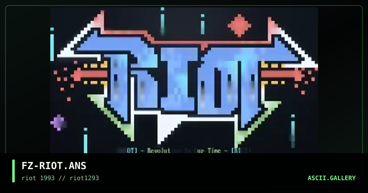 FZ-RIOT.ANS, by freezer, 1993