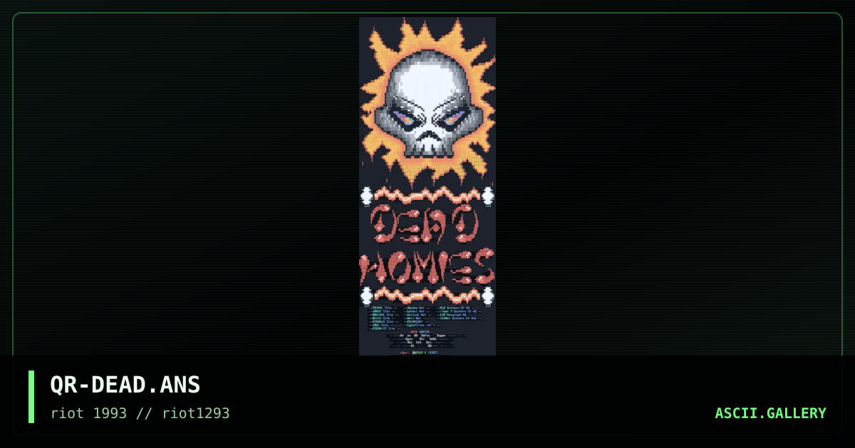 QR-DEAD.ANS, by quasar-x, 1993