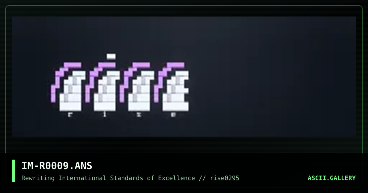rise logo, by iron man, 1995