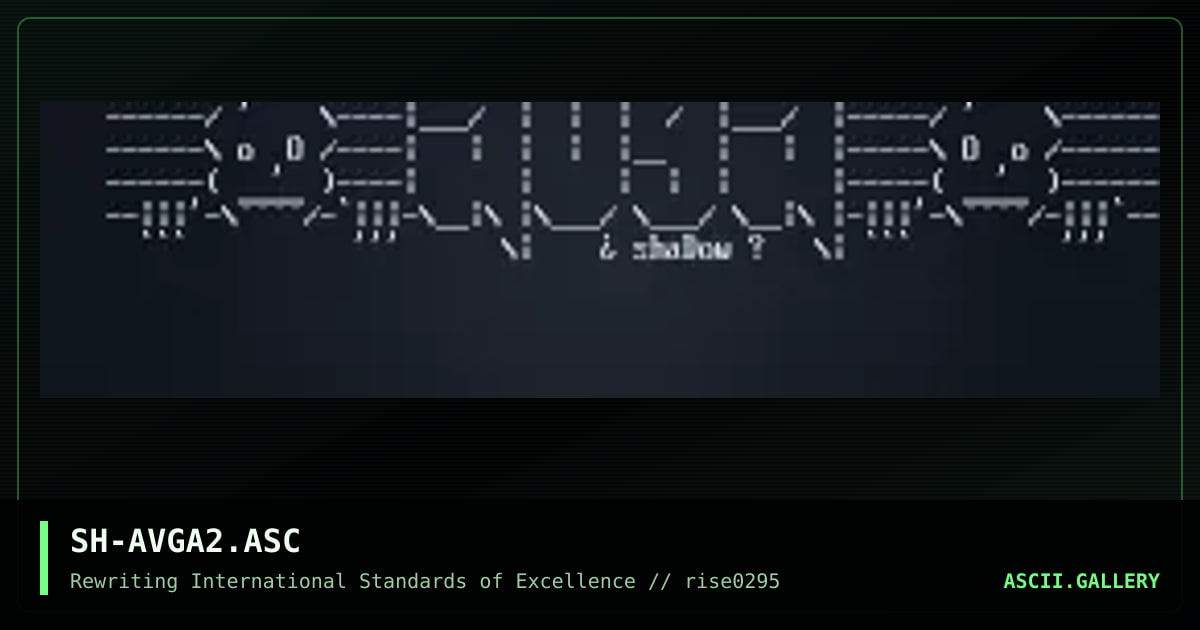 SH-AVGA2.ASC, by shadow, 1995
