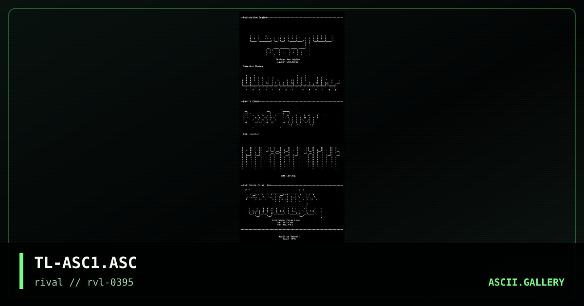 Ascii Page, by turmoil, 1995