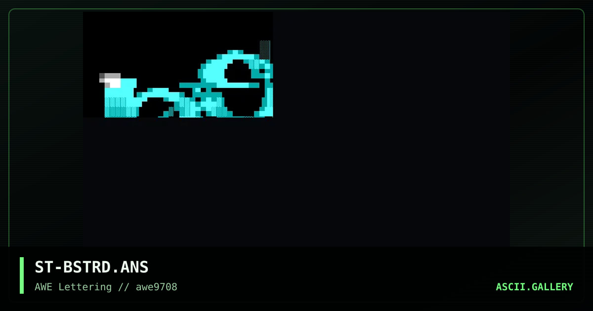 Bastard, by splatt, 1997