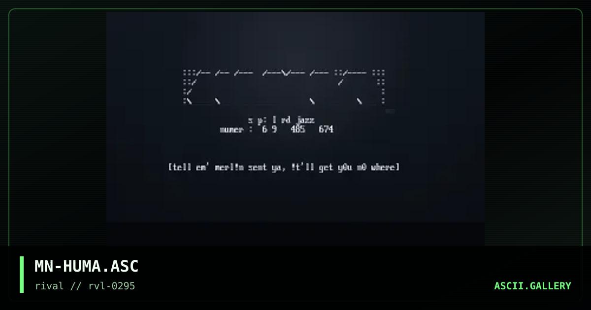 Huma, by merlin rival, 1995