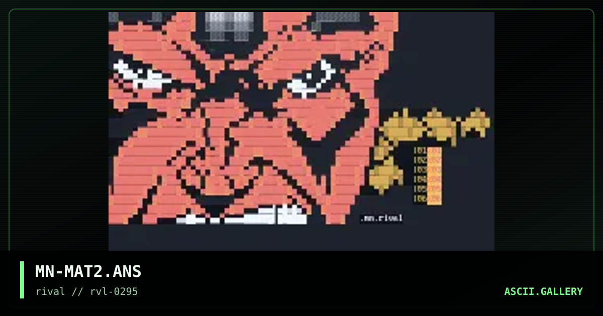 Matrix for Oblivion/2, by merlin rival, 1995