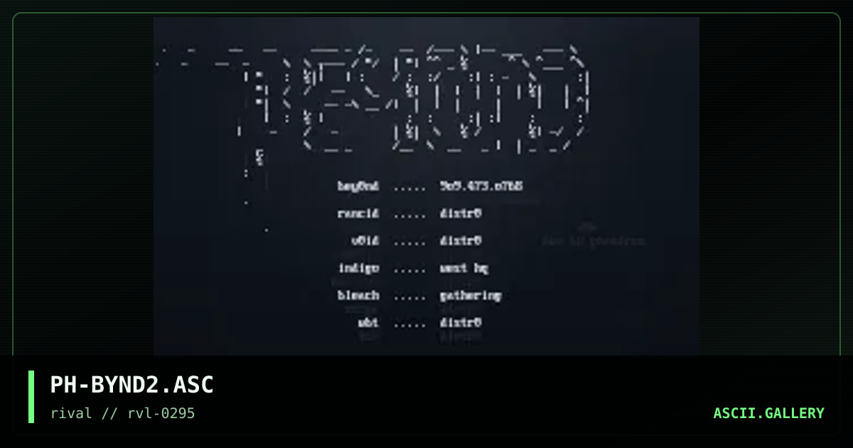 Beyond, by phaedrus, 1995