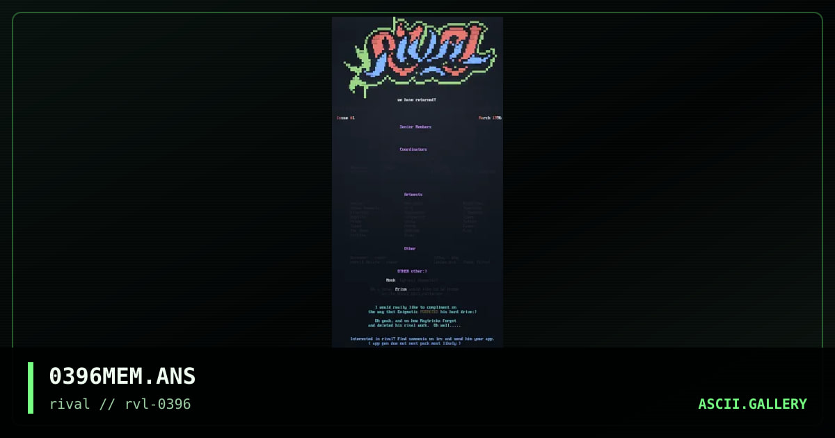 0396MEM.ANS, by rival, 1996