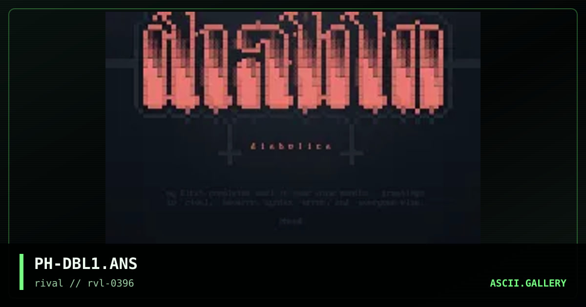 diabolica, by phaedrus, 1996