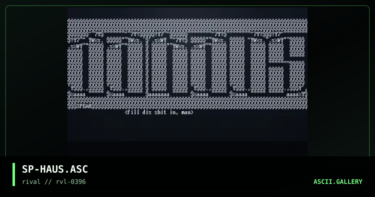 Da Haus, by spear, 1996
