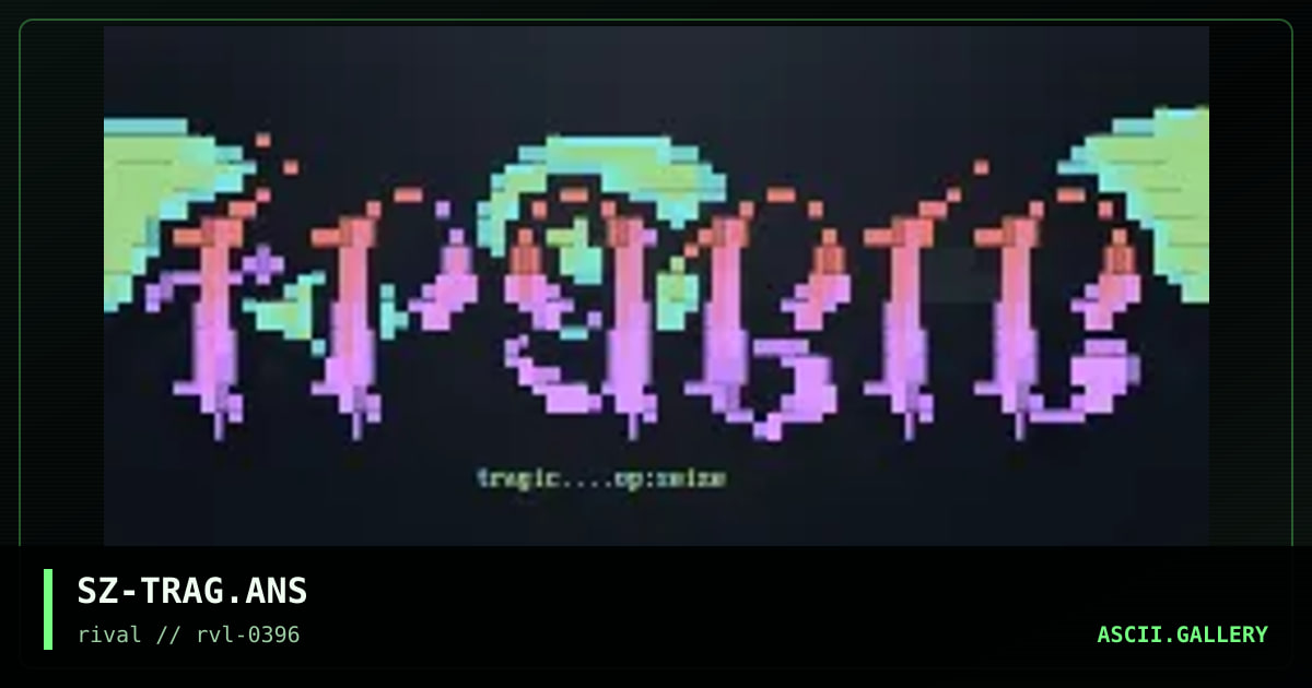 Tragic, by seize, 1996