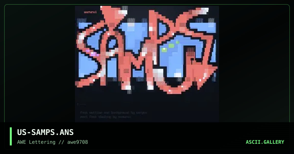 Sampus Warurai, by samurai, warpus, 1997