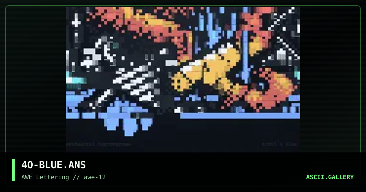 Blue, by mr4tune, 1997