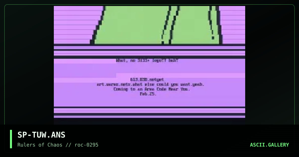 The Underworld, by splint, 1995