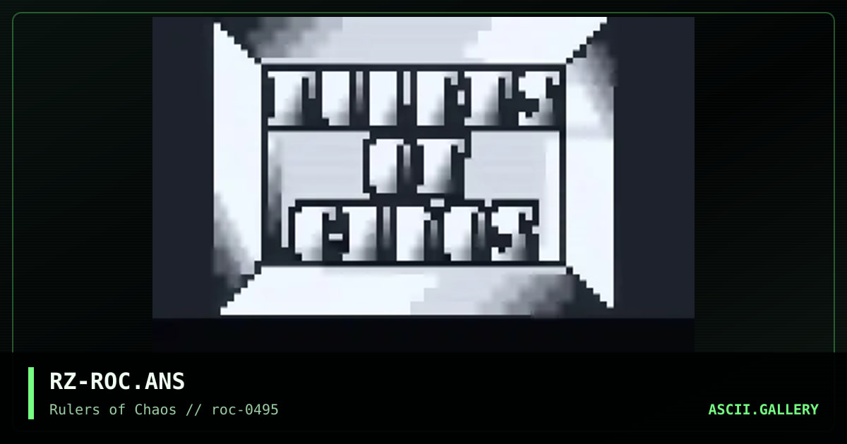 Rulers of Chaos Logo, by rezonance, 1995
