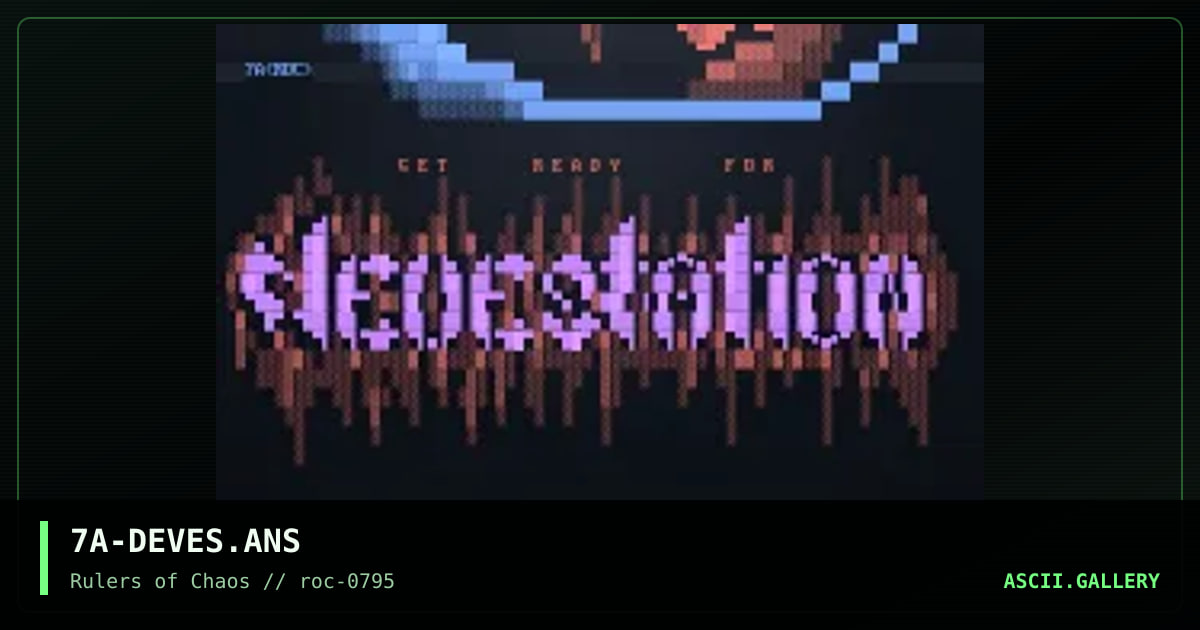 Devesation, by seventh assassin, 1995