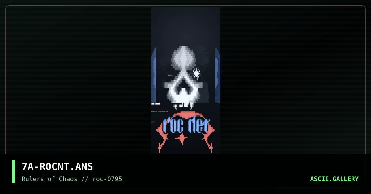ROC NET, by seventh assassin, 1995