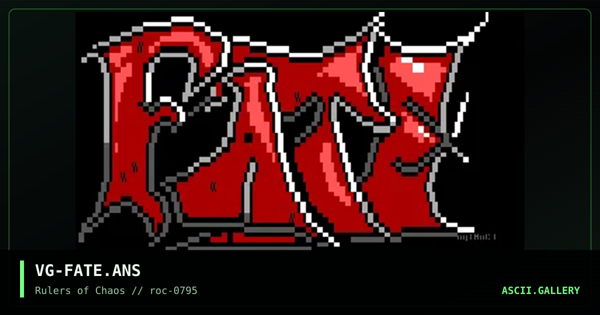 fATE Logo, by voltage, 1995