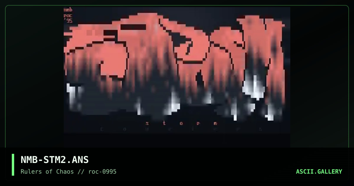 Storm Couriers, by ninja-man bob, 1995
