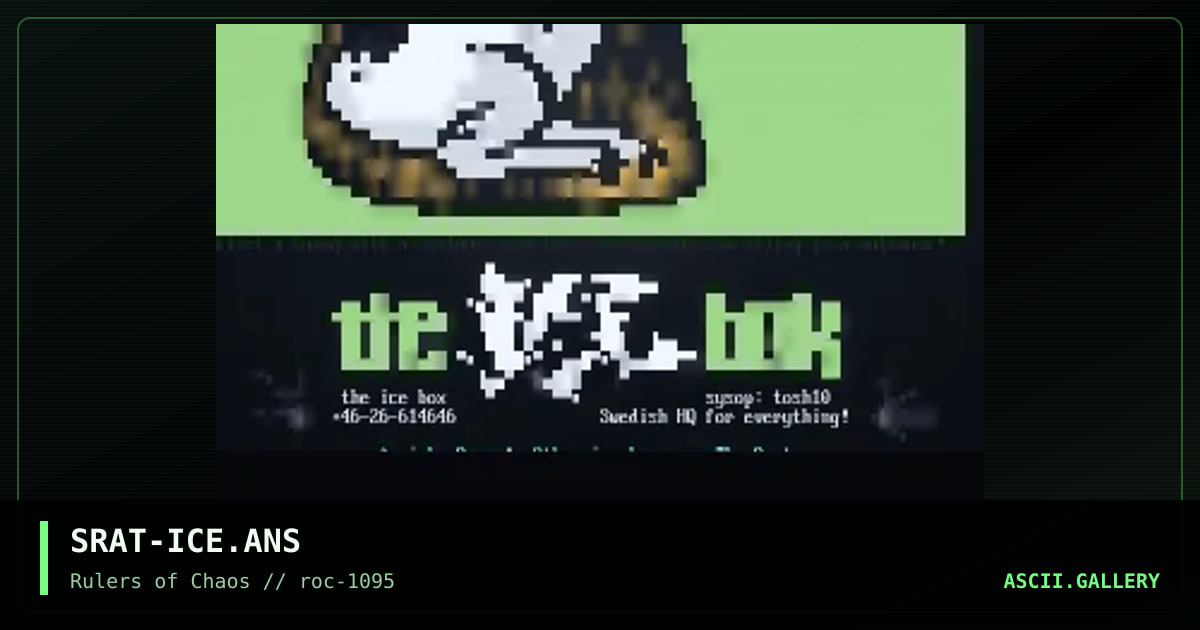 The Ice Box, by silver rat, 1995
