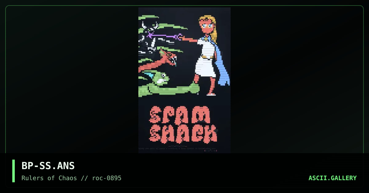 Spam Shack, by blood priest, 1995
