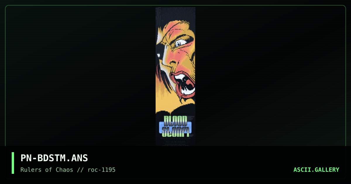 Bloodstorm 1, by panacea, 1995