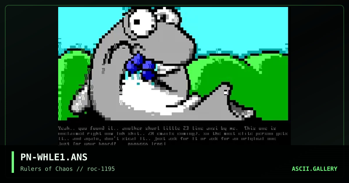 Sherman, by panacea, 1995