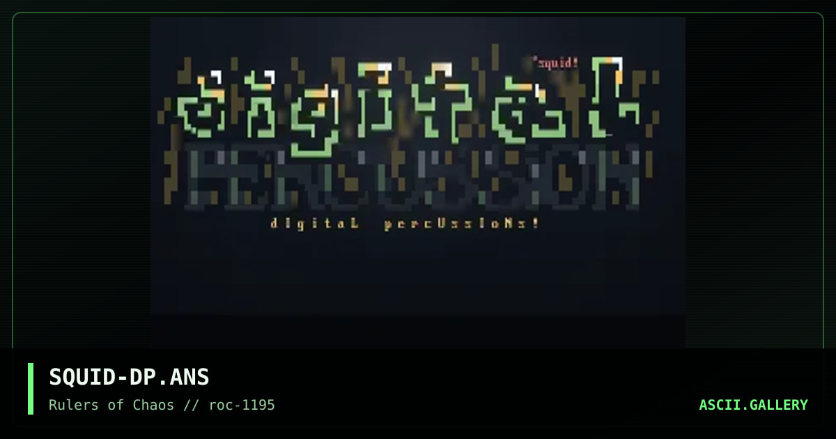 Digital Percussions, by silverquid, 1995