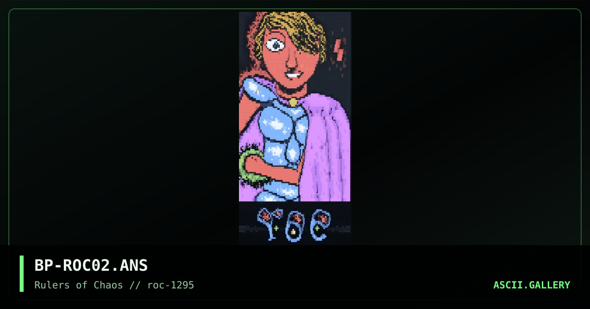 ROC!, by blood priest, 1995