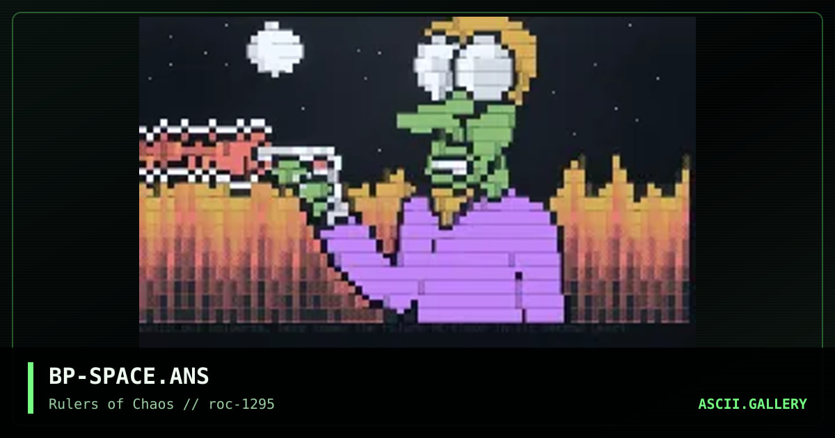 Space Alien Invasion, by blood priest, 1995