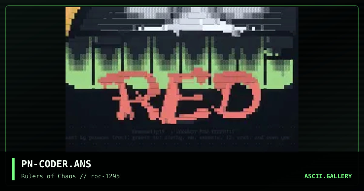 Code Red, by panacea, 1995