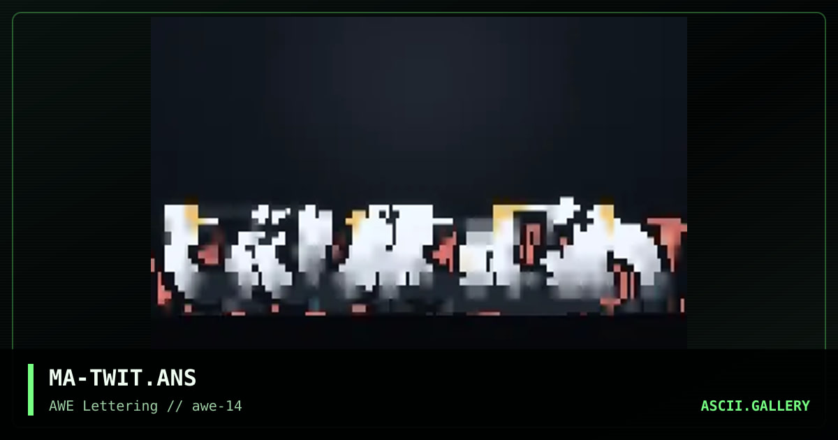 Twitch, by mass murderer, 1998