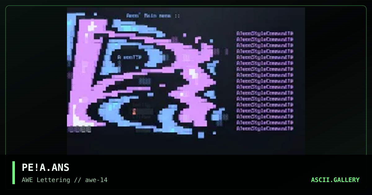 Aeon, by phonyeye, 1998