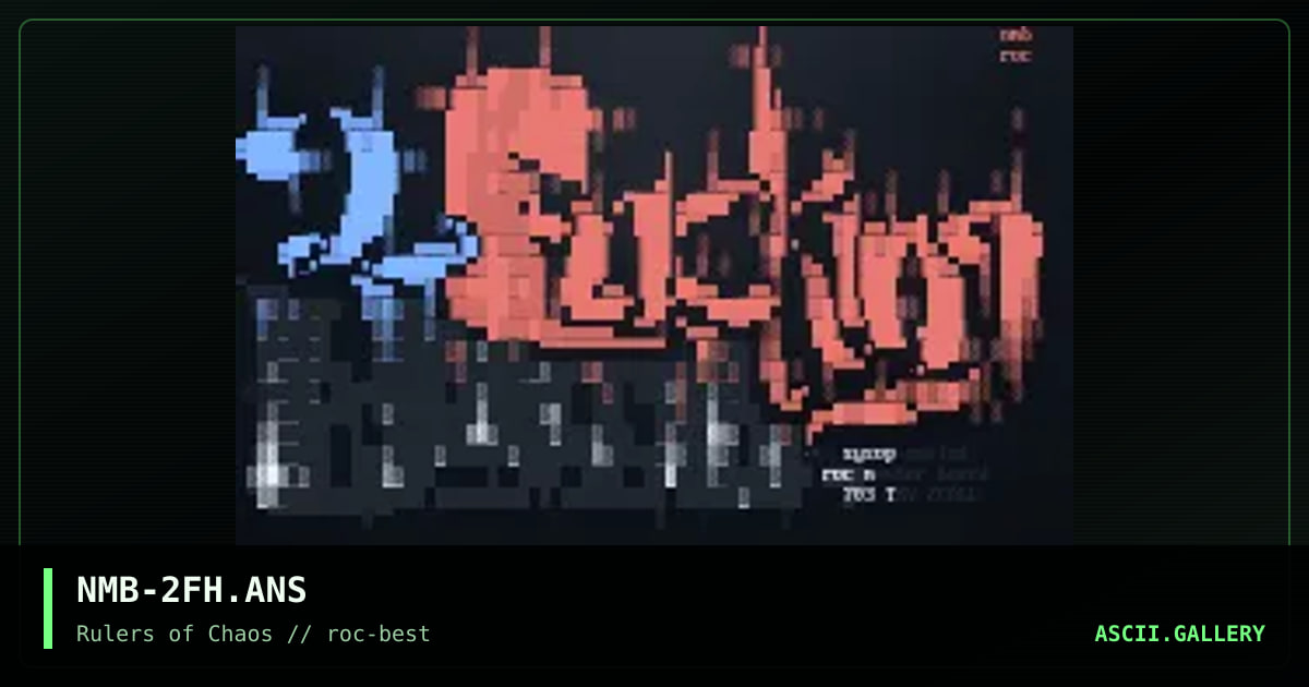 Too Fucking Hostile, by ninja-man bob, 1998