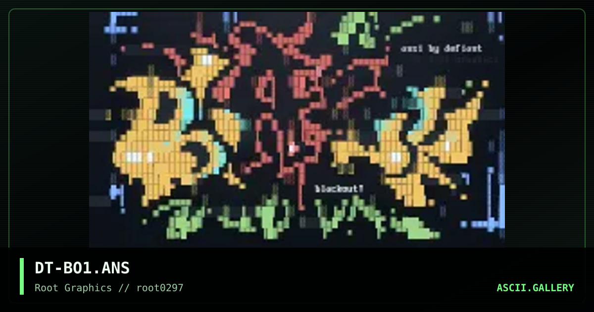 Blackout, by defiant, 1997