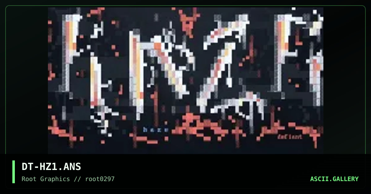 Haze, by defiant, 1997