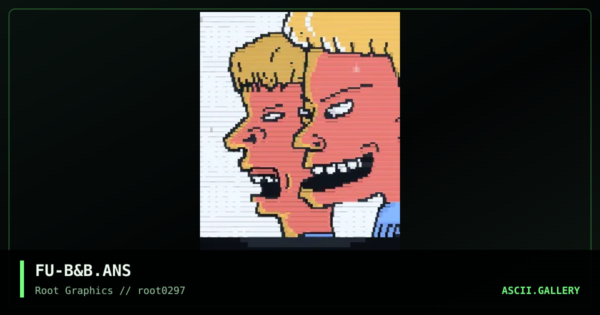 Beavis & Butthead, by fusion, 1997
