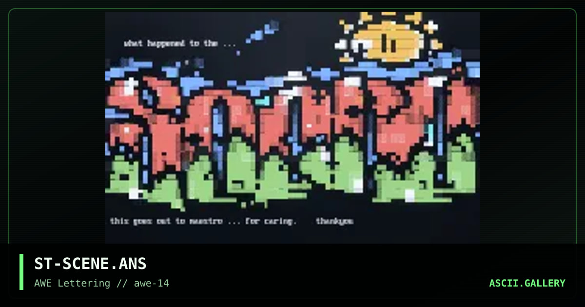 Scene, by splatt, 1998
