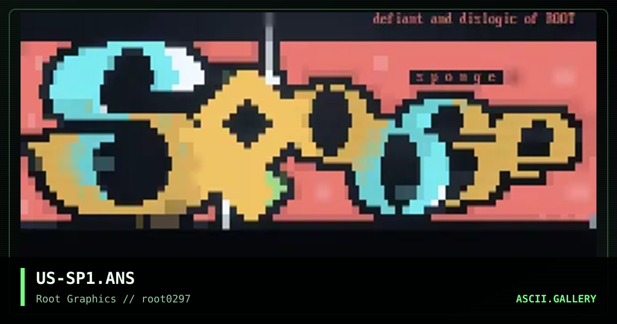 Sponge, by dislogic, defiant, 1997