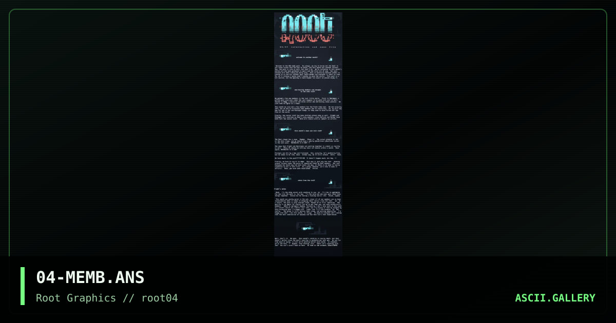 pack 04 info, by root, flight, 1997