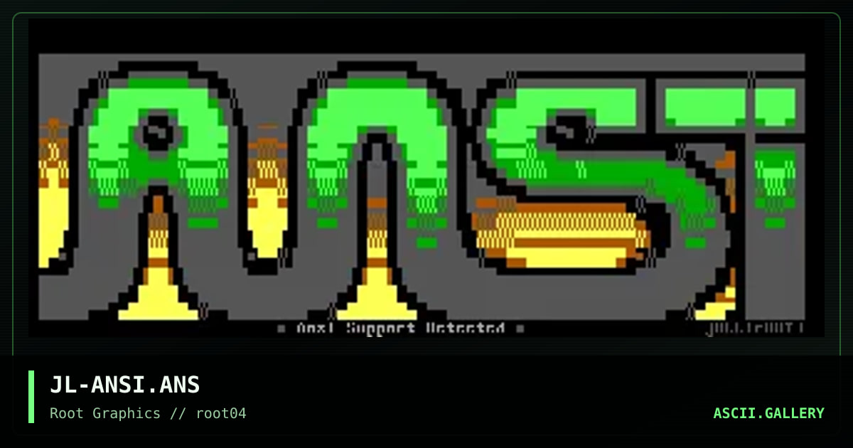 ansi detection, by joll, 1997