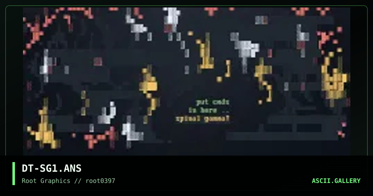 Spinal Gamma, by defiant, 1997