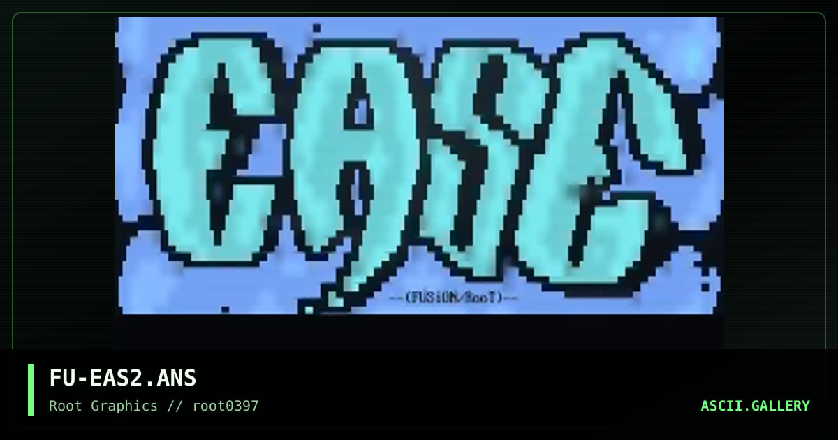Ease, by fusion, 1997