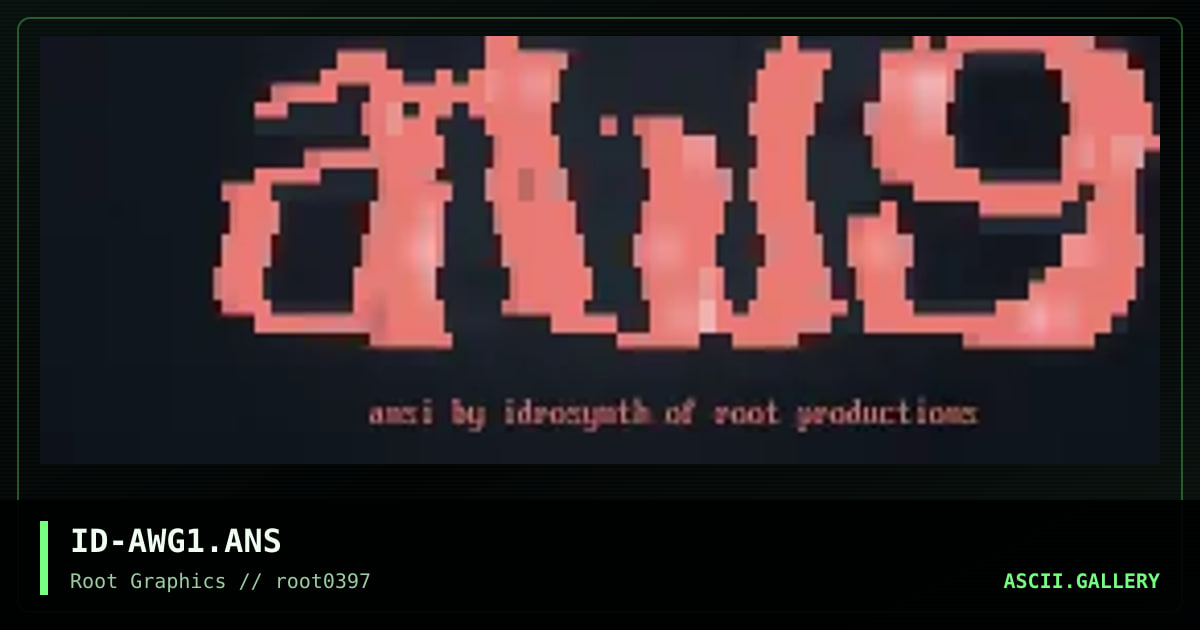 Awg, by idrosynth, 1997