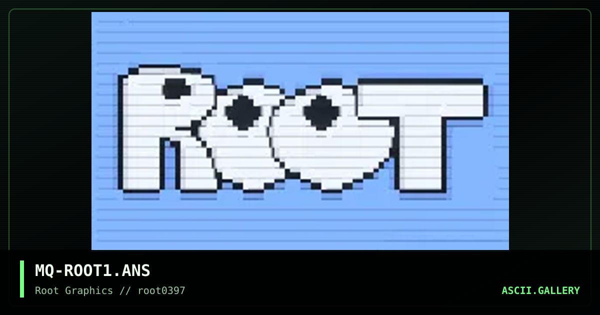 Root Promo, by moleql, 1997