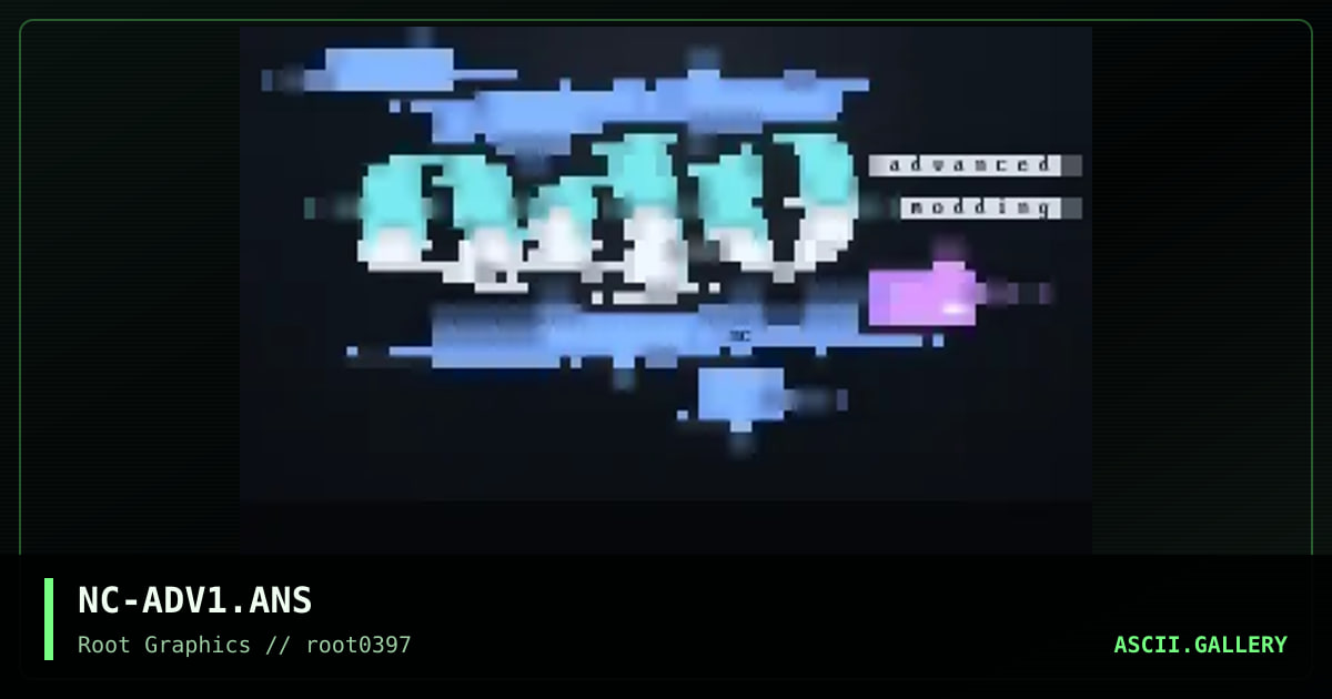 Advanced Modding Promo, by necrolyte, 1997