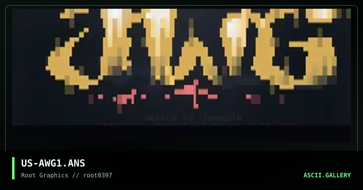 Awg, by defiant, idrosynth, 1997