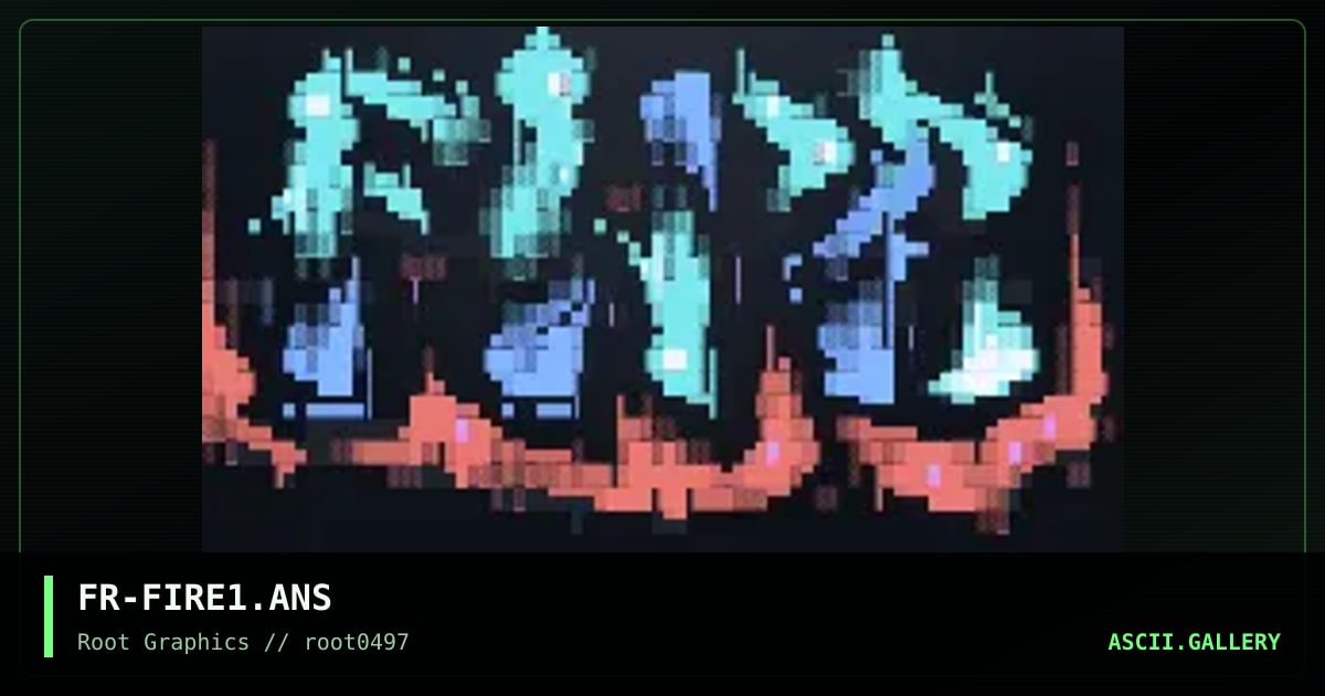 Fire Promo, by fractal, 1997