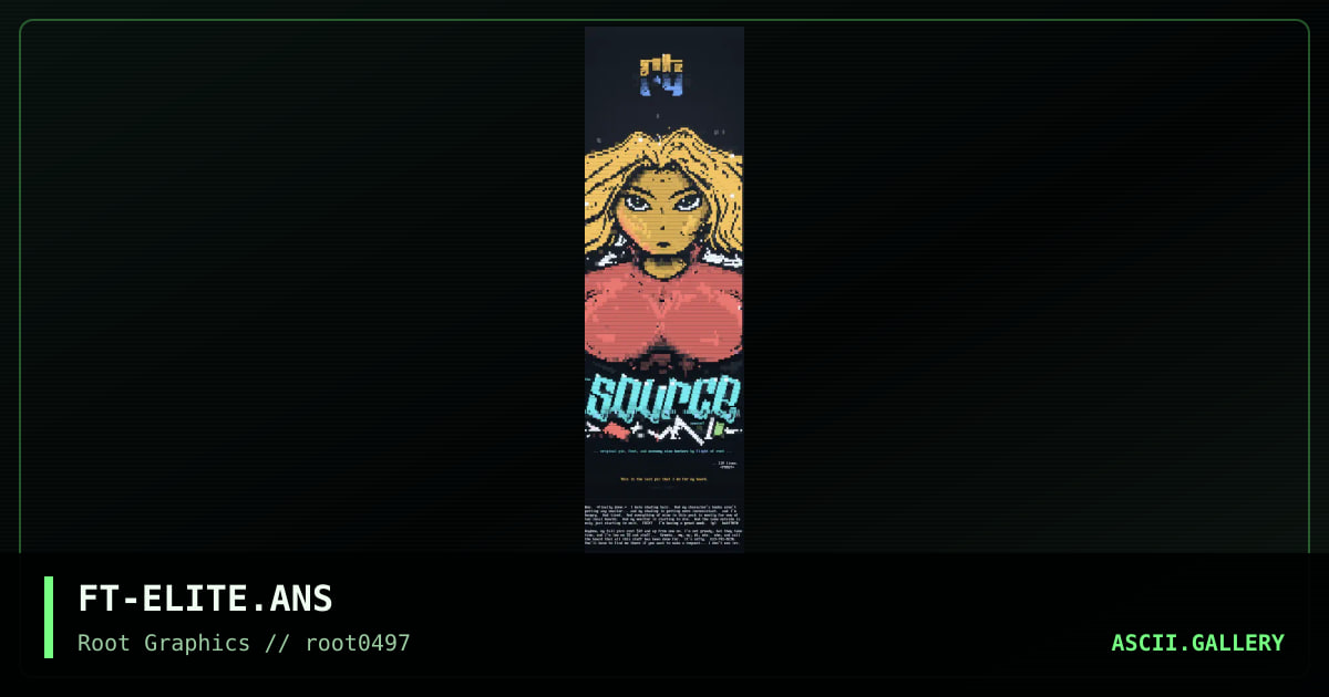 Tha Source (killer b00bs!), by flight, 1997