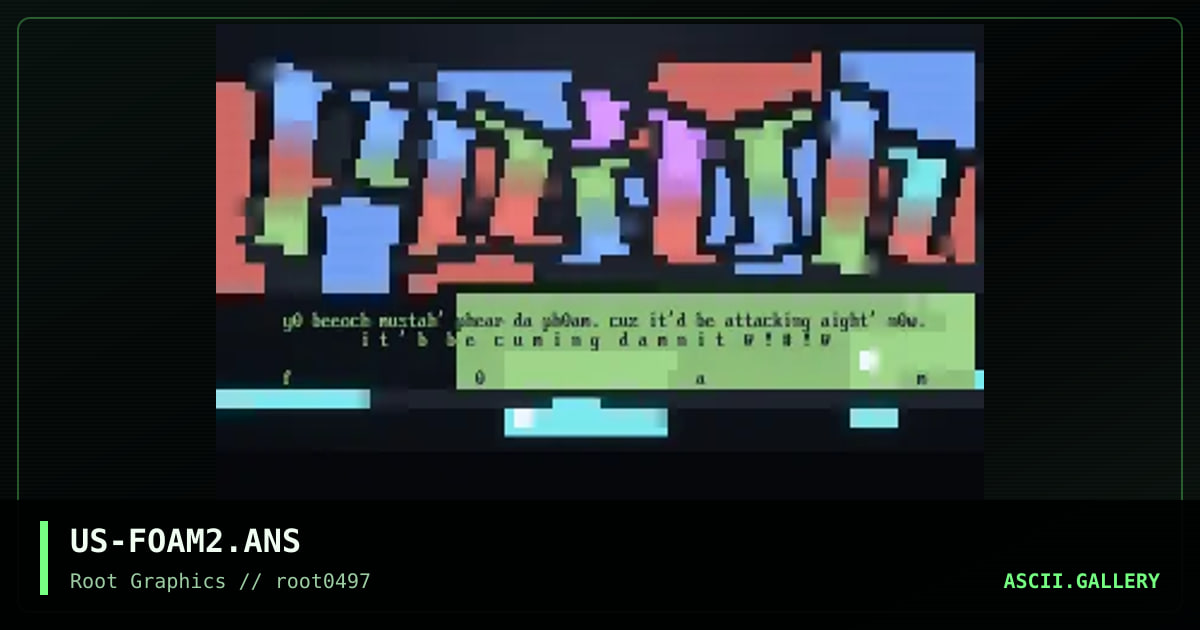 attak of the foam! phea' it beeotch, by fusion, necrolyte, 1997